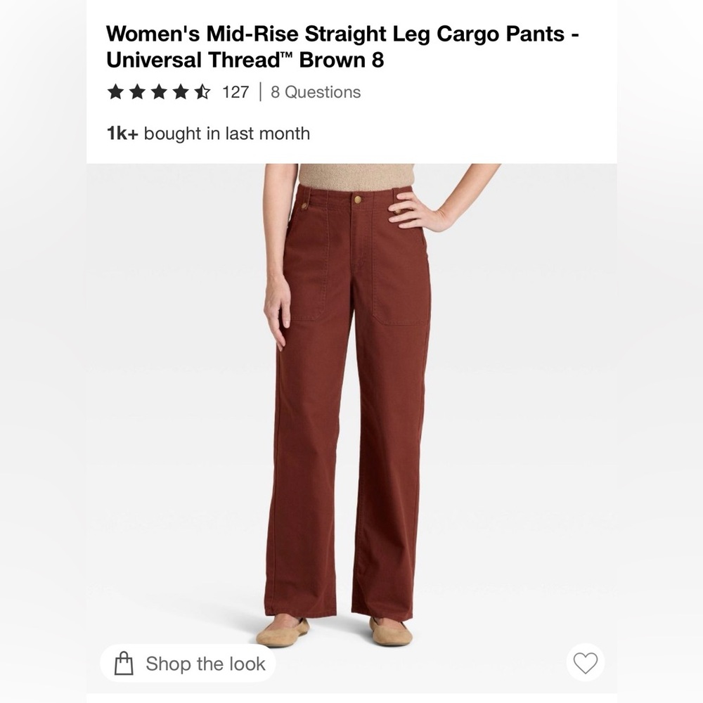 Universal Thread Rust Cargo Pants - image 5